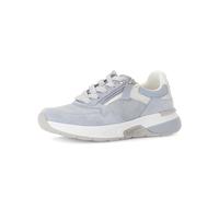 rollingsoft - Sneaker low Materialmix Leder/Lederimitat beige blau - Gr. - 7