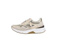 rollingsoft Sneaker Veloursleder/Mesh Beige/Weiß - 40
