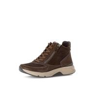 rollingsoft - sportliche Stiefeletten Materialmix Leder braun braun - Gr. - 5.5