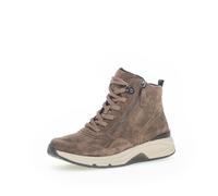 Gabor RollingSoft Stiefelette braun grau Velour 76.888.30 - Größe 40.5