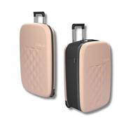 Rollink Vega II faltbarer 2-Rollen Trolley M 64 cm rose smoke (105-26-170-380-100) rosa