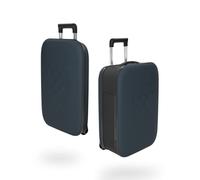 Rollink Vega II faltbarer 2-Rollen Kabinentrolley S 55 cm atlantic blue (105-21-220-380-100) blau