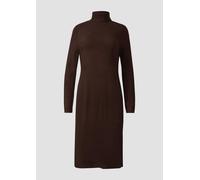 Rollkragen-Feinstrickkleid im Slim Fit aus Viskosemix 48 braun 2175366.8945.48