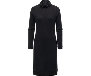 Rollkragen Jersey Kleid "Peona" Black XXL