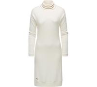 Rollkragen Jersey Kleid "Peona" Ivory XL