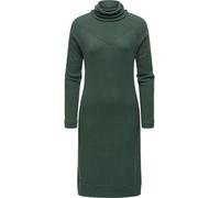 Rollkragen Jersey Kleid "Peona" Pine Green M