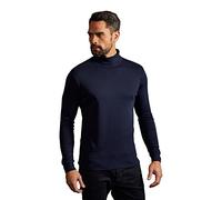 E3407 Promodoro Herren Rollkragen T-Shirt Langarm Navy XL