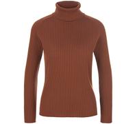 Rollkragen-Pullover aus 100% Schurwolle-Merino Peter Hahn braun 36