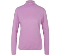 Rollkragen-Pullover aus Schurwolle und Kaschmir Peter Hahn lila 44