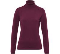 Rollkragen-Pullover aus Schurwolle und Kaschmir Peter Hahn rot 40