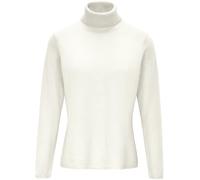 Rollkragen-Pullover aus Schurwolle und Kaschmir Peter Hahn weiss 44