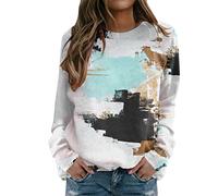 Rollkragen Pullover Frauen Damen Sweatshirt Jacke schwarz Venice Beach Damen Hoodie Fleece Damen Jacke mäntel für Damen XXL Langarmshirt Damen Sport Fahrrad Weihnachtshemd Langarm Shirt