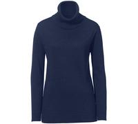 Rollkragen-Pullover Modell Tamara Kaschmir Peter Hahn blau 42