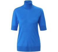 Rollkragen-Pullover Peter Hahn blau 40