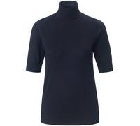 Rollkragen-Pullover Peter Hahn blau 40