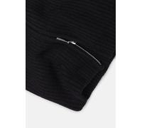 Rollkragen-Schal mit Reißverschluss schwarz ONESIZE