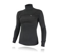 Rollkragen Sweatshirt Damen Schwarz / M