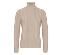 Rollkragenpullover 11 PROJECT "Rollkragenpullover PRJamelio", Herren, Gr. L, beige (humus), Obermaterial: 100% Baumwolle CO recyc.., Pullover Rollkragenpullover (32304639-L) humus