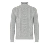 Rollkragenpullover 11 PROJECT "Rollkragenpullover PRJamelio", Herren, Gr. L, grau (griffin melange), Obermaterial: 100% Baumwolle CO recyc.., Pullover Rollkragenpullover (17762338-L) griffin melange