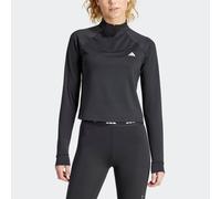 Rollkragenpullover ADIDAS PERFORMANCE "WE 1/4ZIP", Damen, Gr. XL, schwarz, Obermaterial: 91% Polyester, 9% Elasthan, Pullover Rollkragenpullover (55382867-XL) schwarz