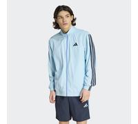 Rollkragenpullover ADIDAS SPORTSWEAR "ESSENTIALS TRACK, 3-STREIFEN, GEWEBT", Herren, Gr. XL, icey blau, night navy, night navy, night navy, Obermaterial: 100% Polyamid, normal, Rundhals, Pullover Roll