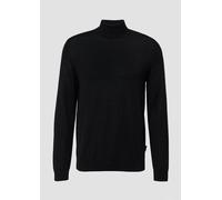 Rollkragenpullover aus reiner Merinowolle M schwarz 2169031.9999.M