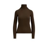 Polo Ralph Lauren Slim Fit Rollkragenpullover aus Baumwoll-Lyocell-Mix in Dunkelbraun, Größe XXL