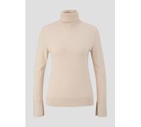 Rollkragenpullover aus Viskosemix 46 Beige 2136081.81W0.46