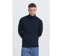 Rollkragenpullover BLEND "BHBRANKO ROLL KNIT", Herren, Gr. XL, blau (salute melange), Strick, Obermaterial: 60% Wolle, 40% Nylon, unifarben, regular fit hüftlang, hoch geschlossener Ausschnitt, Rippbü