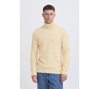 Rollkragenpullover BLEND "BHBRANKO ROLL KNIT", Herren, Gr. XL, crockery melange, Strick, Obermaterial: 60% Wolle, 40% Nylon, unifarben, regular fit hüftlang, hoch geschlossener Ausschnitt, Rippbündche