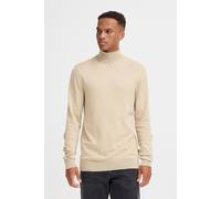 Rollkragenpullover BLEND "BHDAN", Herren, Gr. XXL, beige (plaza taupe), Feinstrick, 70% Viskose, 30% Nylon, meliert, Basic, normal normal, ohne Ausschnitt, Pullover Rollkragenpullover, Stilvoller Stri