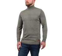 Rollkragenpullover BLEND "BHLatif", Herren, Gr. L, zink mix, Feinstrick, 50% Baumwolle, 50% Polyacryl, unifarben, regular fit, ohne Ausschnitt, eingesetzt, Pullover Rollkragenpullover, Feinstrick Pull