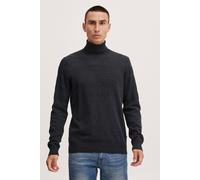 Rollkragenpullover BLEND "BHPullover", Herren, Gr. L, charcoal mix, Feinstrick, 100% Baumwolle, unifarben, regular fit normal, hoch geschlossener Ausschnitt, eingesetzt, Pullover Rollkragenpullover, F