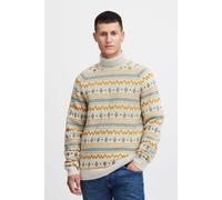 Rollkragenpullover BLEND "BHPullover", Herren, Gr. XXL, grau (oyster gray), Grobstrick, 54% Polyester, 21% Polyacryl, 12% Nylon, 10% Wolle, 3% Elasthan, regular fit, Pullover Rollkragenpullover, Stilv