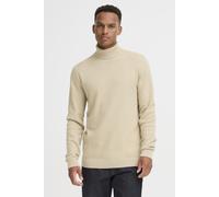 Rollkragenpullover BLEND "BHRedhill", Herren, Gr. XXL, beige (plaza taupe), Grobstrick, 100% Baumwolle, Strukturmuster, Basic, normal normal, ohne Ausschnitt, Pullover Rollkragenpullover, Stilvoller B