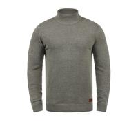 Rollkragenpullover BLEND "BHLatif", Herren, Gr. M, zink mix, Feinstrick, 50% Baumwolle, 50% Polyacryl, unifarben, regular fit, ohne Ausschnitt, eingesetzt, Pullover Rollkragenpullover, Feinstrick Pull