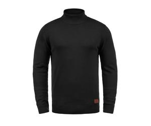 Rollkragenpullover BLEND "Rollkragenpullover BHLatif", Herren, Gr. M, schwarz, Obermaterial: 50% Baumwolle CO. 50% Polyacryl PAN., Pullover Rollkragenpullover (98263754-M) schwarz