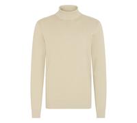 Rollkragenpullover BLEND "Rollkragenpullover BHREDHILL", Herren, Gr. XXL, grau (plaza taupe), Obermaterial: 100% Baumwolle CO., Pullover Rollkragenpullover (97917428-XXL) plaza taupe