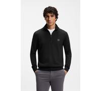 Rollkragenpullover BOSS ORANGE "Kanobix", Herren, Gr. L, blau (dunkelblau404), Strick, Obermaterial: 95% Baumwolle, 5% Kaschmir, unifarben, regular fit normal, hoch geschlossener Ausschnitt, eingesetz