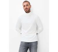 Rollkragenpullover BRAX "Style BENNO", Herren, Gr. XXL (56), weiß (sanftes weiß), 98% Baumwolle, 2% Elasthan, Pullover Rollkragenpullover (26555422-XXL) sanftes weiß