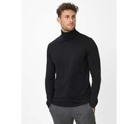 Rollkragenpullover BRAX "Style BENNO", Herren, Gr. XXXL (58/60), schwarz, 98% Baumwolle, 2% Elasthan, Pullover Rollkragenpullover (70644152-XXXL) schwarz