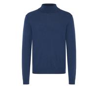 Rollkragenpullover CASUAL FRIDAY "Rollkragenpullover CFEDIN", Herren, Gr. L, blau (medieval blau melange), Obermaterial: 95% Baumwolle CO. 5% Kaschmir WS., Pullover Rollkragenpullover (21382314-L) med