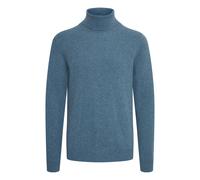 Rollkragenpullover CASUAL FRIDAY "Strickrollkragenpull CFKarl", Herren, Gr. M, blau (true navy melange), Obermaterial: 80% Wolle WO. 20% Polyamid PA., Pullover Rollkragenpullover (13876022-M) true nav