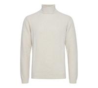 Rollkragenpullover CASUAL FRIDAY "Strickrollkragenpull CFKarl", Herren, Gr. XL, beige (light sand melange), Obermaterial: 80% Wolle WO. 20% Polyamid PA., Pullover Rollkragenpullover (77105033-XL) ligh