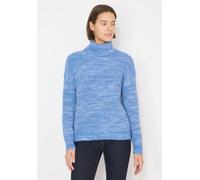 Cecil Damen Space Dye Rollkragenpullover in Blau, Gr: M
