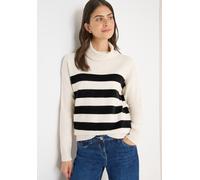 Cecil Damen Softer Rollkragenpullover in Beige, Gr: XXL