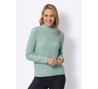 Rollkragenpullover CLASSIC BASICS "Stehkragen-Pullover", Damen, Gr. 46, grün (kalkmint), 100% Polyacryl, unifarben, Pullover Rollkragenpullover (13372846-46) kalkmint