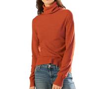Rollkragenpullover Damen Baumwolle Thermo Langarmshirt Einfarbig Strickpullover Herbst Winter Merinowolle Pullover Slim Fit Warm Unterhemd Bequem Atmungsaktiv Unterbekleidung Rollkragen Strickpulli