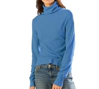 Rollkragenpullover Damen Baumwolle Thermo Langarmshirt Einfarbig Strickpullover Herbst Winter Merinowolle Pullover Slim Fit Warm Unterhemd Bequem Atmungsaktiv Unterbekleidung Rollkragen Strickpulli