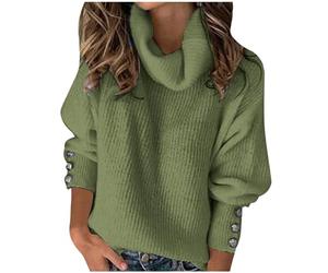 Rollkragenpullover Damen, Pullover Rollkragen Damen Langarm Strickpullover Lässiges Stricken Pulli Grobstrickpullover Pullover Winter Dünn Strickpullover Pullover Damen Langa Pullover Damen Winter